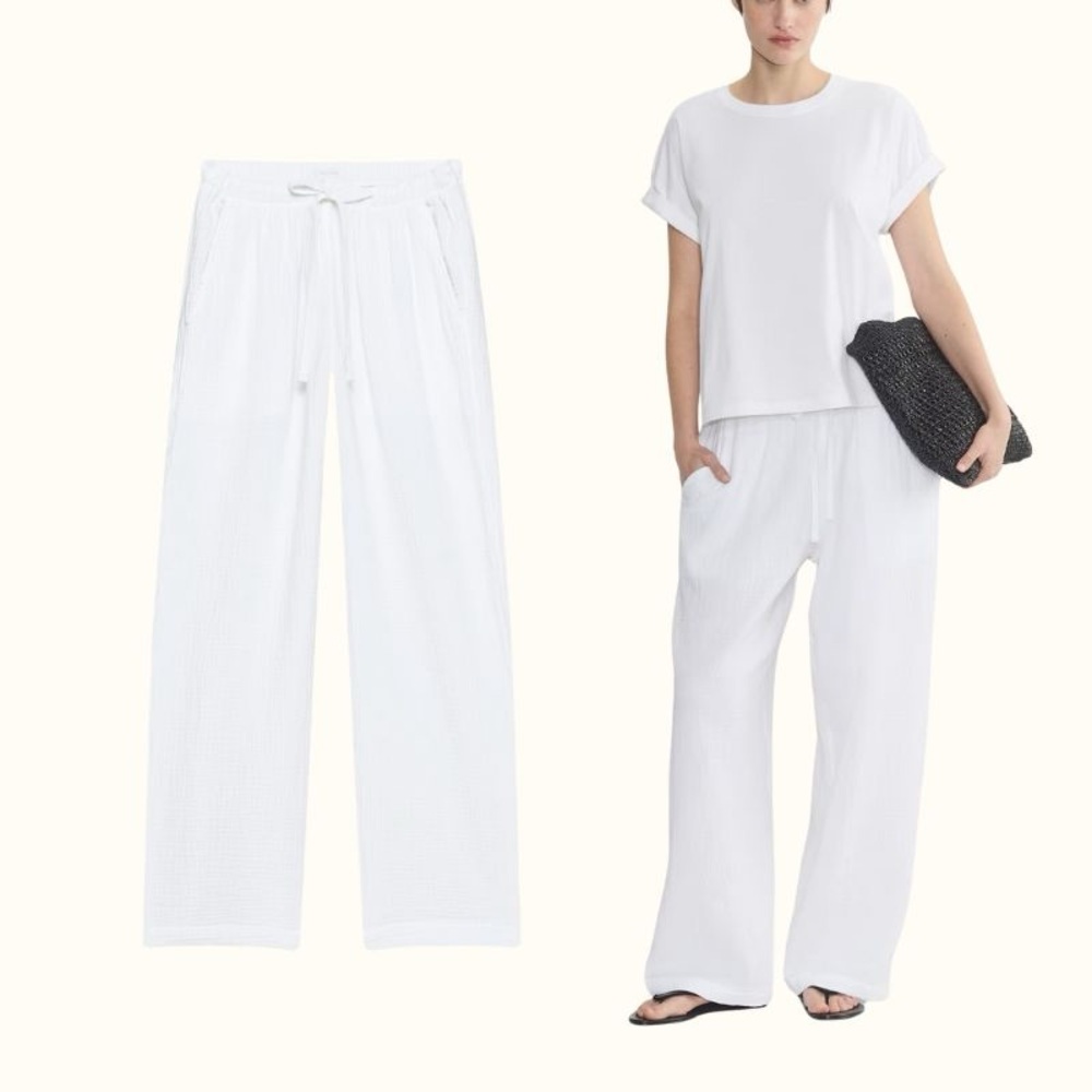 Aritzia Airplush Cotton Sail Pant